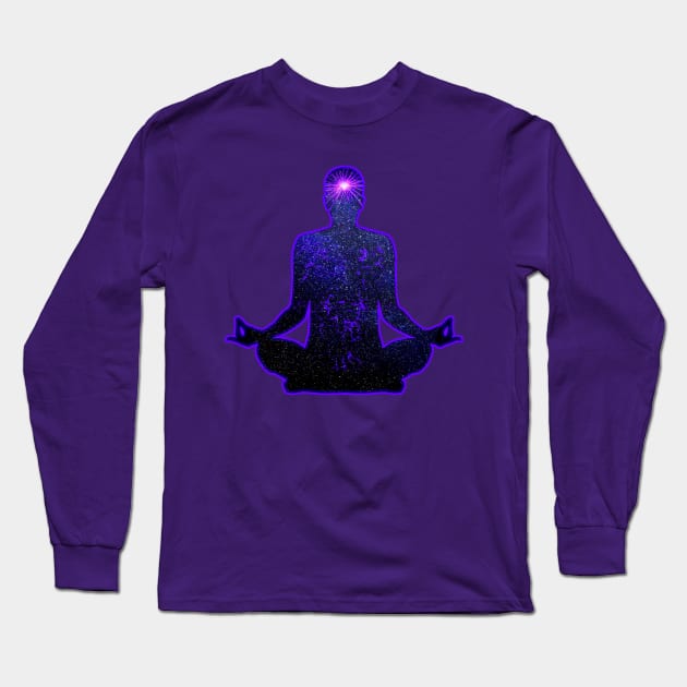 Meditation Long Sleeve T-Shirt by ddtk